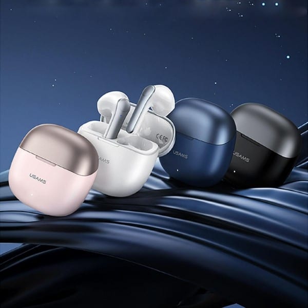 USAMS Ακουστικά Bluetooth 5.1 TWS XH Series Διπλό μικρόφωνο ασύρματα μπλε - Image 3