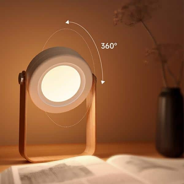 USAMS Πολυλειτουργική νυχτερινή λάμπα LED λευκή - Image 4