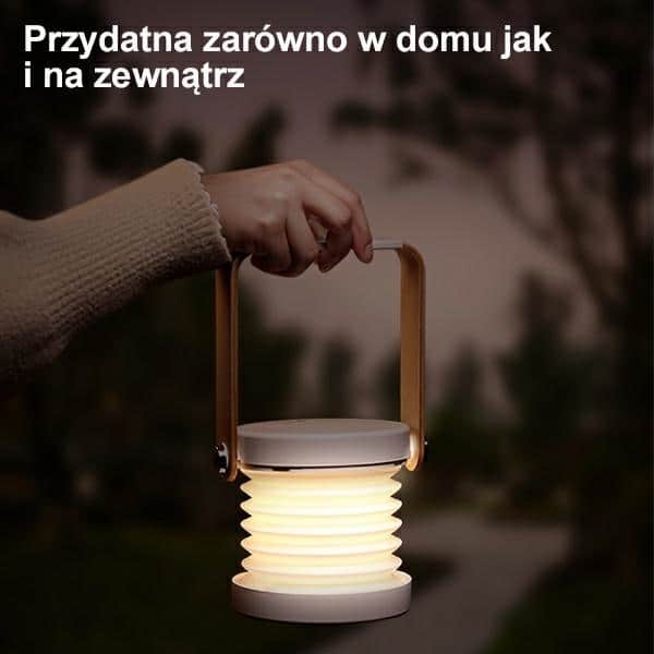 USAMS Πολυλειτουργική νυχτερινή λάμπα LED λευκή - Image 5