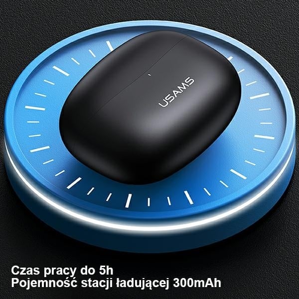 USAMS Ακουστικά Bluetooth 5.1 TWS BH σειράς ασύρματα κόκκινα BHUBH03 - Image 11