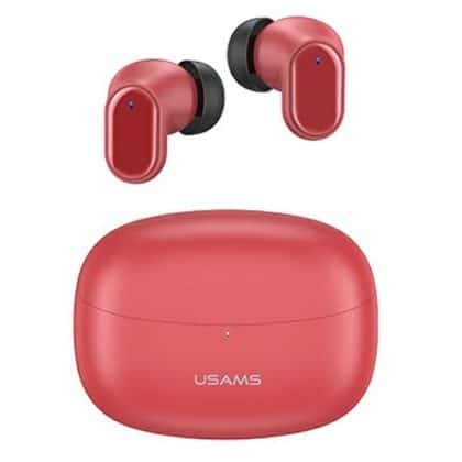 USAMS Ακουστικά Bluetooth 5.1 TWS BH σειράς ασύρματα κόκκινα BHUBH03
