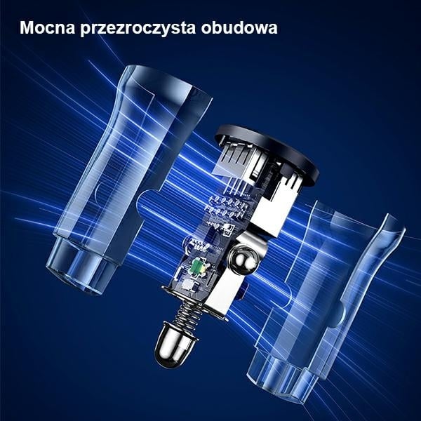 USAMS Φορτιστής αυτοκινήτου C31 3A 2xUSB-A Γρήγορη φόρτιση μαύρος/black - Image 8