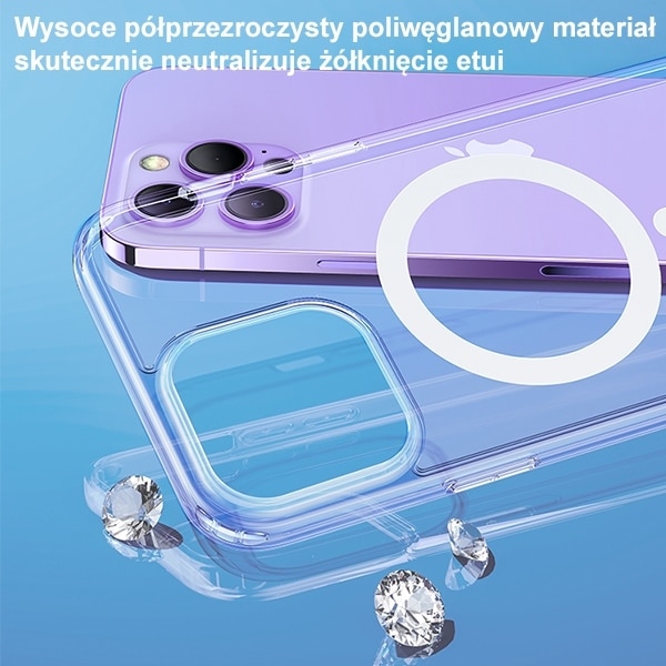 Usams Θήκη Ice Magnet - θήκη για Apple iPhone 14 Plus / 15 - Διάφανο - Image 6