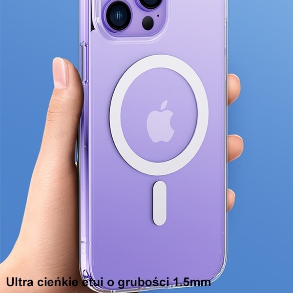 Usams Θήκη Ice Magnet - θήκη για Apple iPhone 14 Plus / 15 - Διάφανο - Image 7