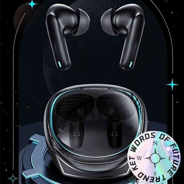 USAMS Ακουστικά Bluetooth 5.3 TWS ENC XJ13 σειράς Gaming Earbuds ασύρματα μαύρο - Image 3