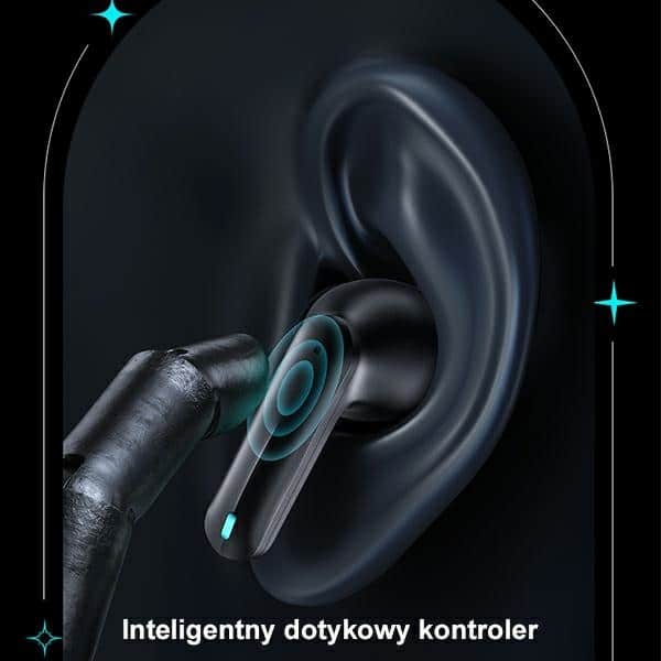 USAMS Ακουστικά Bluetooth 5.3 TWS ENC XJ13 σειράς Gaming Earbuds ασύρματα μαύρο - Image 9