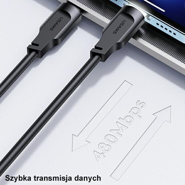 USAMS Καλώδιο USB-C σε Lightning 20W 1,2m PD Γρήγορη Φόρτιση Lithe Series πράσινο - Image 6