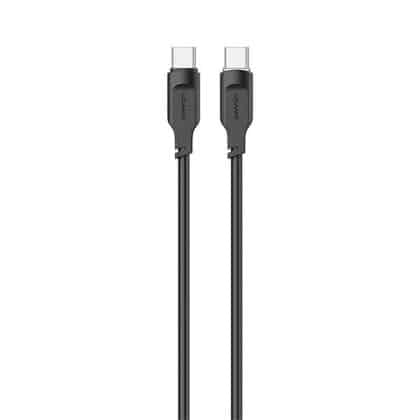 USAMS Καλώδιο USB-C σε USB-C 100W 1,2m Port Display Γρήγορη Φόρτιση Lithe Series μαύρο