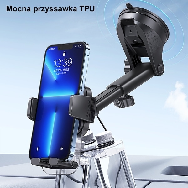 USAMS Βάση για ταμπλό/παράθυρο μαύρη - Image 5
