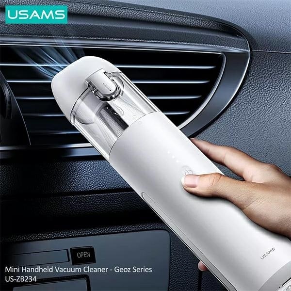 USAMS Μίνι ασύρματη σκούπα Geoz σειράς 65W λευκή/white MNXCQZB23402 (US-ZB234) - Image 2