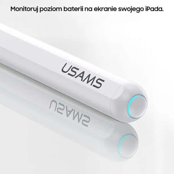 USAMS μαγνητική γραφίδα Active Touch Sensitive Pen λευκή/white ZB254DRB01 (US-ZB254) - Image 7