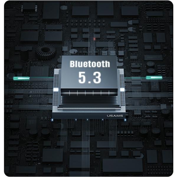 USAMS Ακουστικά Bluetooth 5.3 TWS X-don σειρά ENC ασύρματα μαύρο - Image 6