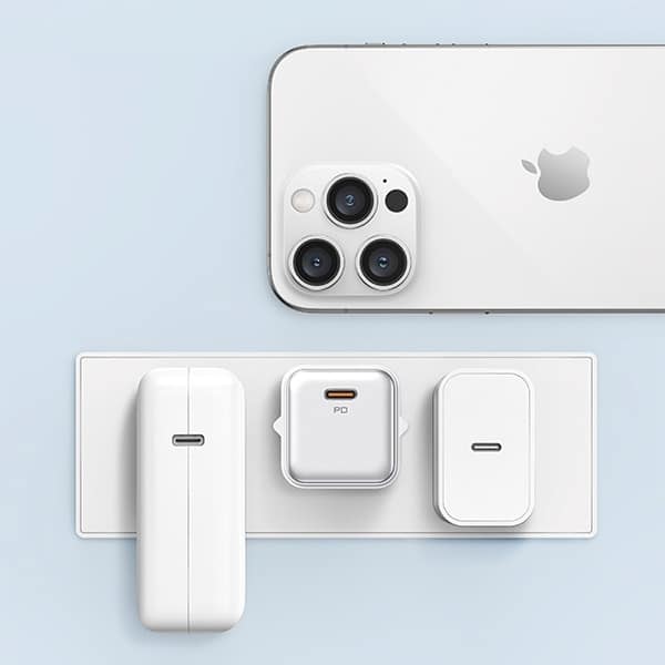 USAMS Φορτιστής δικτύου 1xUSB-C PD30W 3A (μόνο κεφαλή) PD3.0 Γρήγορη φόρτιση μωβ X-ron Series CC186TC03 (US-CC186) - Image 3