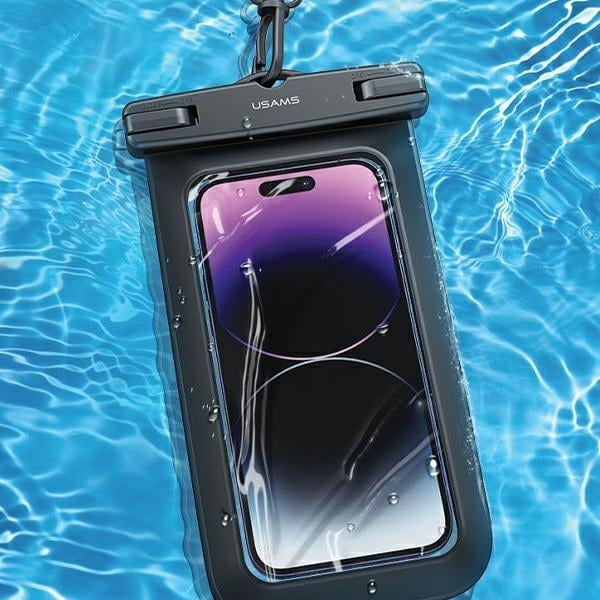 USAMS αδιάβροχη θήκη 6.7" IP68 διαφανής FSD1203 (US-YD012) - Image 3