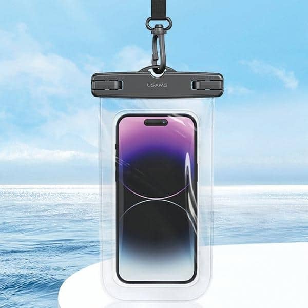 USAMS αδιάβροχη θήκη 6.7" IP68 διαφανής FSD1203 (US-YD012) - Image 6