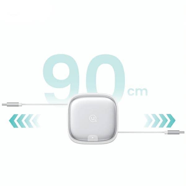 USAMS Καλώδιο επεκτεινόμενο 3 σε 1 με κουτί MicroUSB/USB-C/Lightning 60W ατσάλινο/οξειδωμένο - Image 4