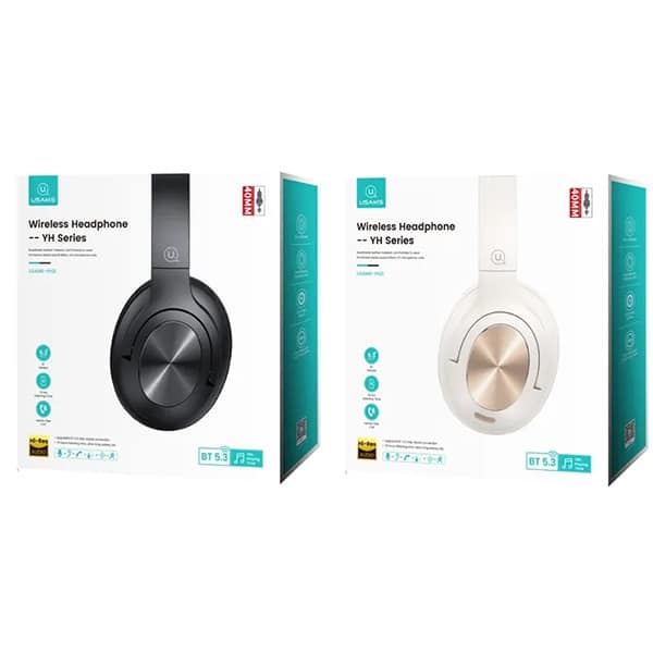 USAMS Ακουστικά Bluetooth 5.3 επικάλυψης US-YH Series μαύρο - Image 4