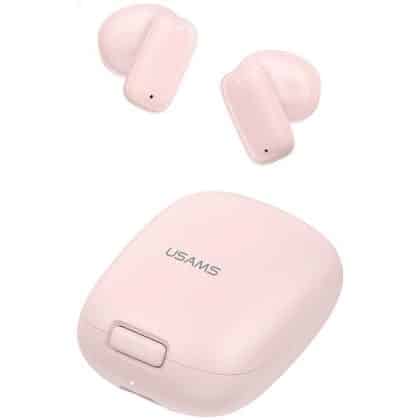 USAMS Ακουστικά Bluetooth 5.3 TWS ID Series ασύρματα ροζ