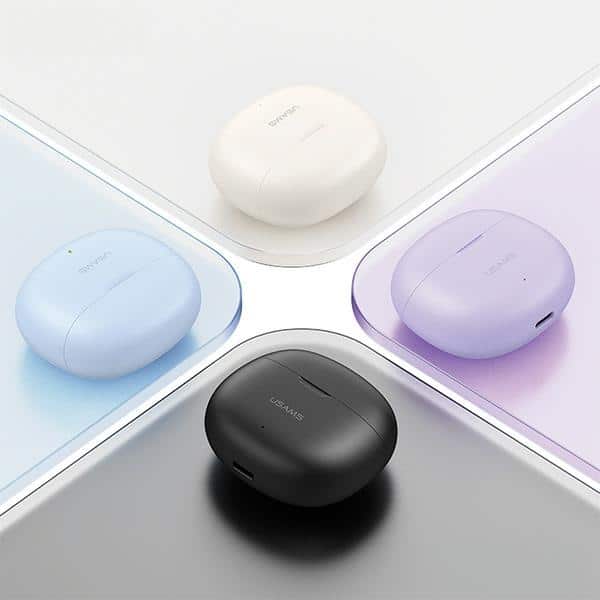 USAMS Ακουστικά Bluetooth 5.3 TWS Rhymbo Series ασύρματα μπεζ - Image 11