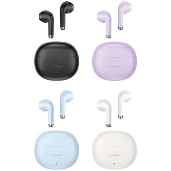 USAMS Ακουστικά Bluetooth 5.3 TWS Rhymbo Series ασύρματα μπεζ - Image 2