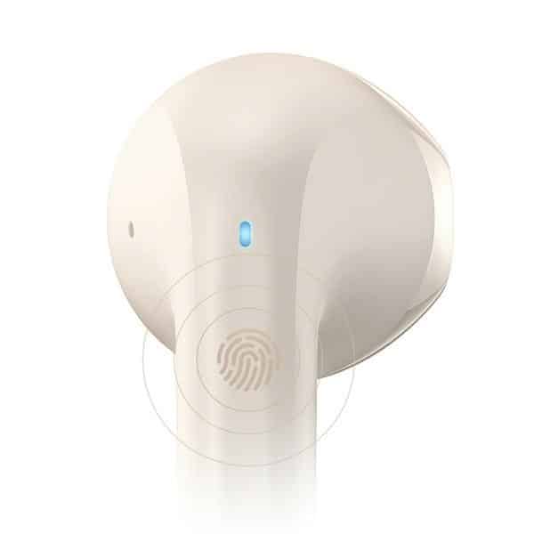 USAMS Ακουστικά Bluetooth 5.3 TWS Rhymbo Series ασύρματα μπεζ - Image 5
