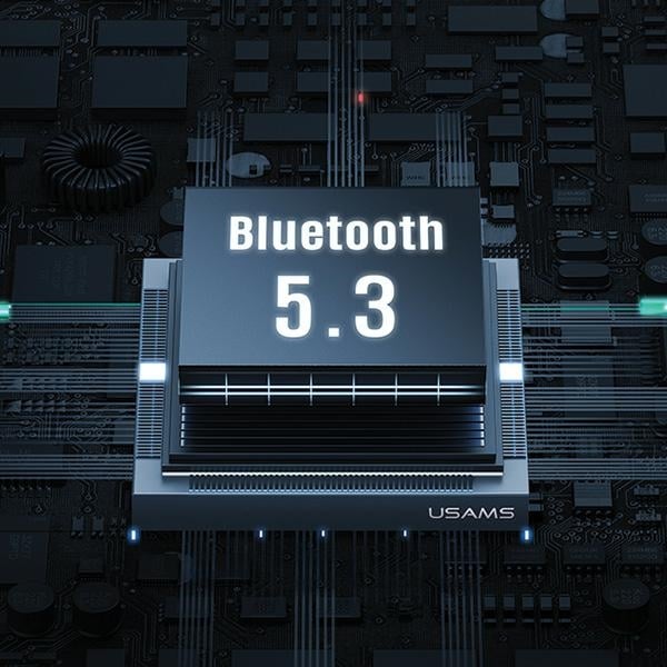 USAMS Ακουστικά Bluetooth 5.3 TWS Rhymbo Series ασύρματα μπεζ - Image 8