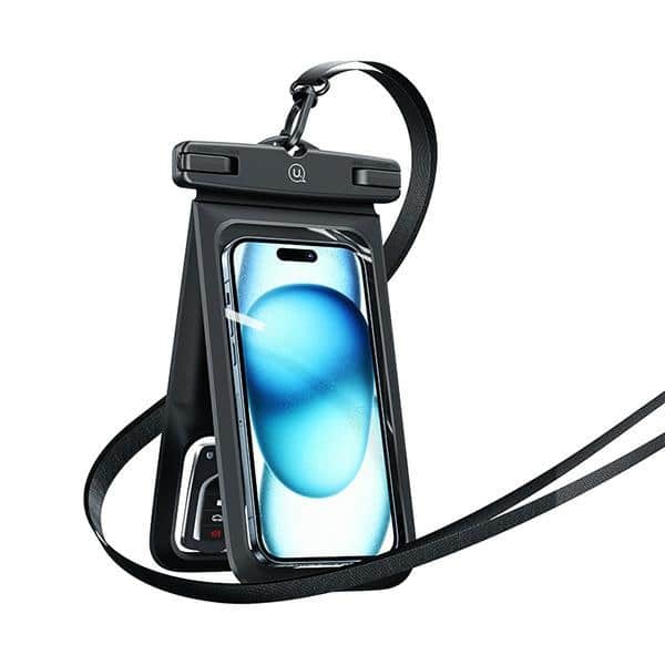 USAMS αδιάβροχη θήκη διπλή 6.7" IP68 ροζ - Image 2