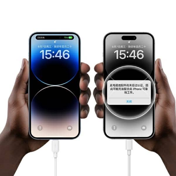 USAMS Φορτιστής δικτύου 18W + καλώδιο Lightning/USB-A Γρήγορης Φόρτισης λευκό - Image 5