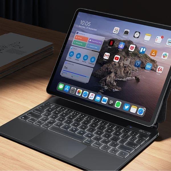 USAMS Θήκη προστασίας με πληκτρολόγιο iPad Pro 11" μαύρη/black Miaoke Series IPP109MG01 (US-BH875) - Image 7