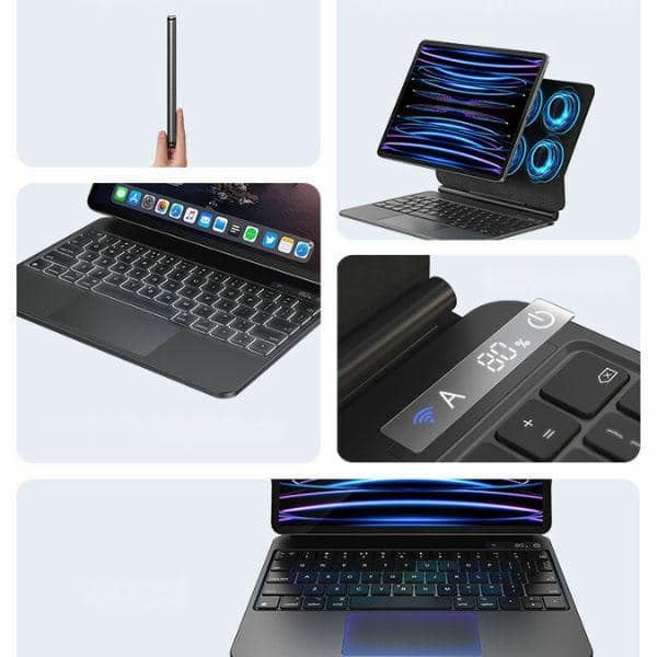 USAMS Θήκη προστασίας με πληκτρολόγιο iPad Pro 11" μαύρη/black Miaoke Series IPP109MG01 (US-BH875) - Image 9