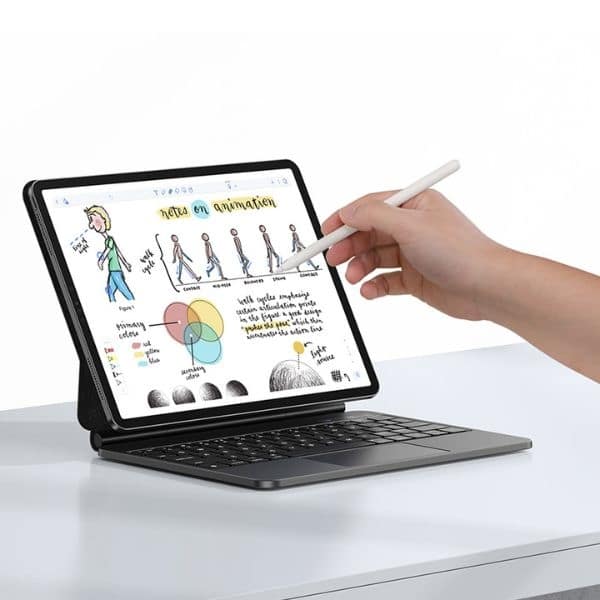USAMS Θήκη προστασίας με πληκτρολόγιο για iPad Pro 12,9" μαύρη - Image 3