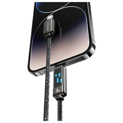 USAMS Καλώδιο USB-C σε Lightning 30W 1,2m Ζαφείρι Σειράς Meteor SJ743USB01 (US-SJ743)