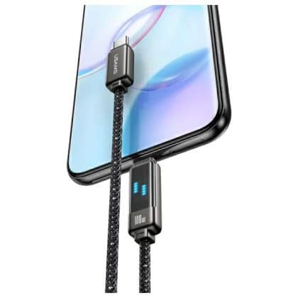 USAMS Καλώδιο USB-C σε USB-C 100W 1,2m Ζαφείρι Σειράς Meteor SJ744USB01 (US-SJ744)