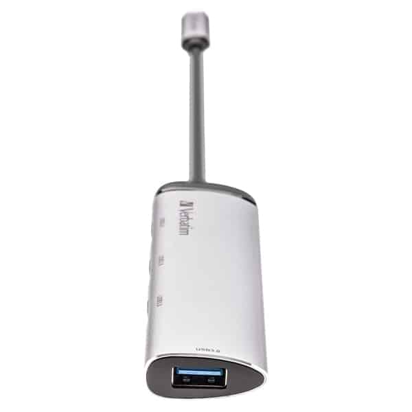 Verbatim αντάπτορας Hub USB-C - 4xUSB-A 3.2 αλουμινίου - Image 3