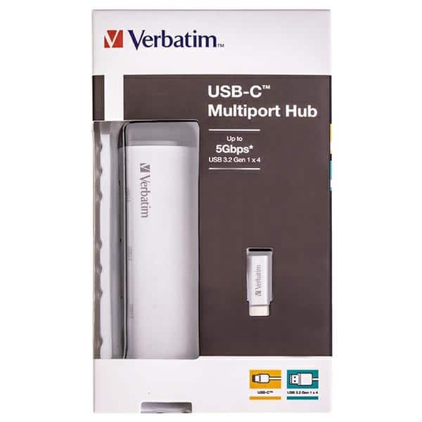 Verbatim αντάπτορας Hub USB-C - 4xUSB-A 3.2 αλουμινίου - Image 9