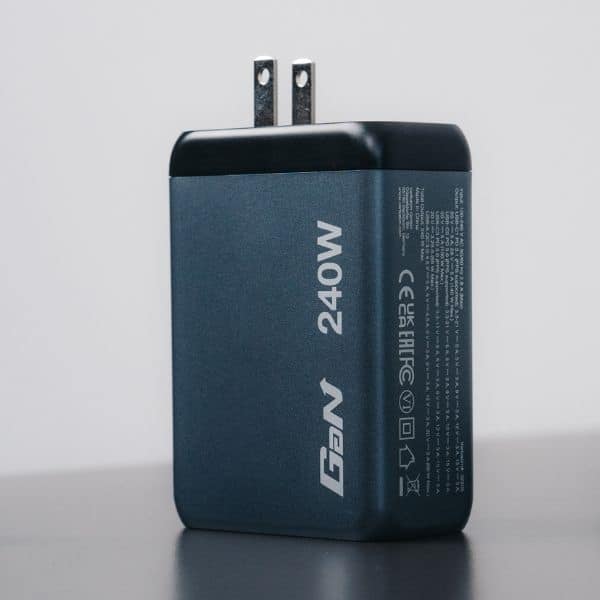 Verbatim Φορτιστής GaN 240W 3xUSB-C/USB-A + Αντάπτορας ΕΕ/ΗΒ/ΗΠΑ GNC-240 32205 - Image 4