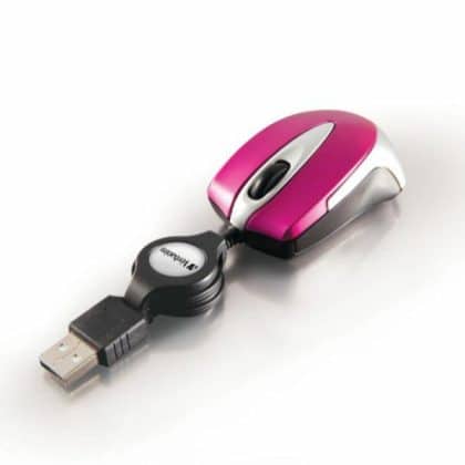 Verbatim ποντίκι οπτικό Go Mini USB-A 1000 dpi ροζ/hot pink 49021