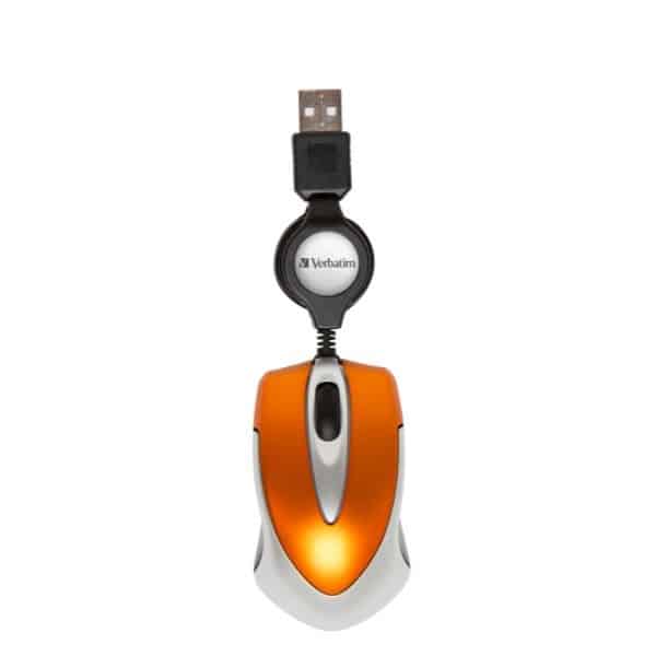 Verbatim ποντίκι οπτικό Go Mini USB-A 1000 dpi πορτοκαλί - Image 2