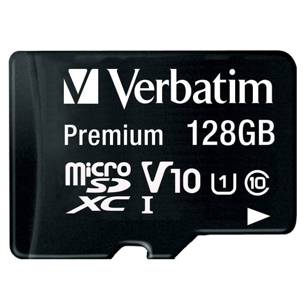 Verbatim Κάρτα microSDXC 128GB V10 + αντάπτορας μαύρος - Image 2