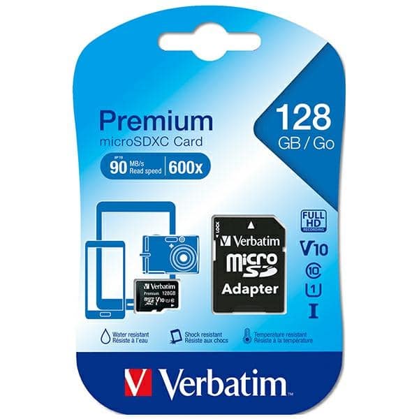 Verbatim Κάρτα microSDXC 128GB V10 + αντάπτορας μαύρος - Image 9
