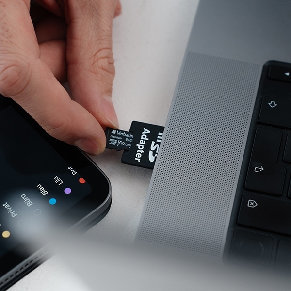 Verbatim Κάρτα microSDXC 64GB V10 + αντάπτορας μαύρος - Image 9