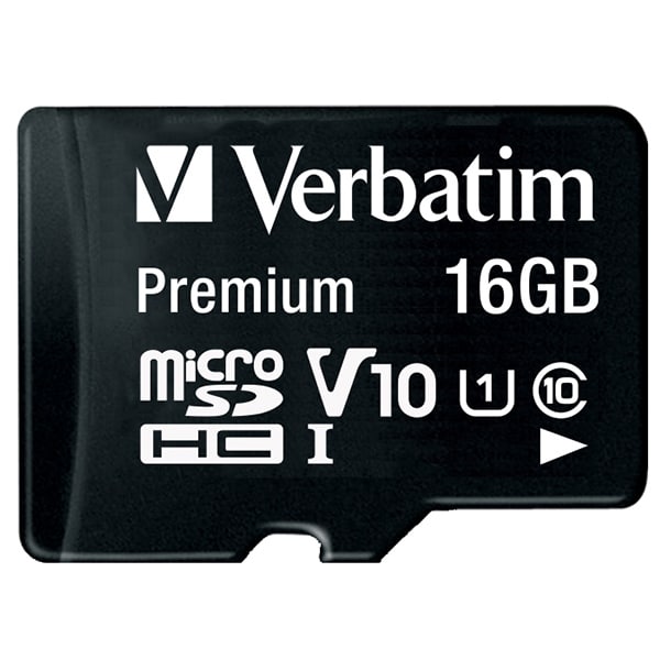 Verbatim Κάρτα microSDHC 16GB V10 + αντάπτορας μαύρος - Image 2