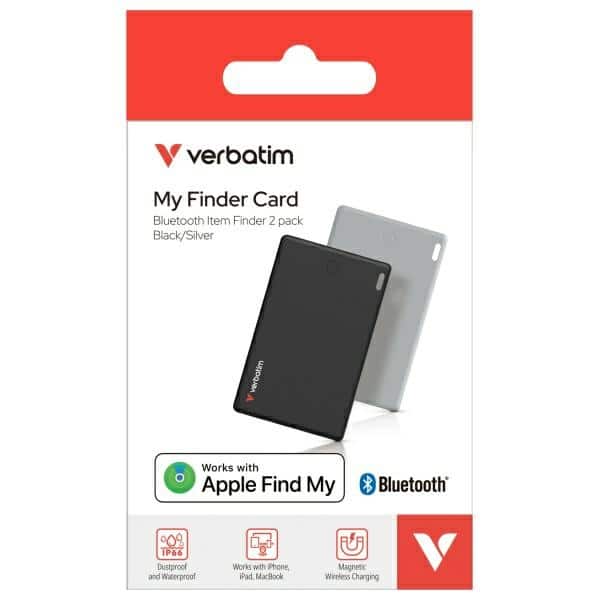 Verbatim My Finder Card Bluetooth μαύρο ασημί - συσκευή παρακολούθησης 2τμχ MYFCR-02BS 32140 - Image 17