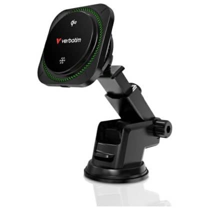 Verbatim Φορτιστής αυτοκινήτου n Drive Qi2 15W RGB CND-01 μαύρος/black 31860