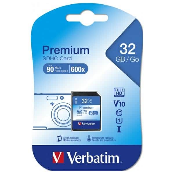 Verbatim Κάρτα Premium U1 SDHC 32GB V10 μαύρη/black 43963 - Image 4