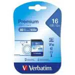 Verbatim Κάρτα Premium U1 SDHC 16GB V10 μαύρο/black 43962 - Image 5