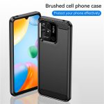 Techsuit Carbon Silicone - θήκη για Xiaomi Redmi 10C - Μαύρο - Image 3