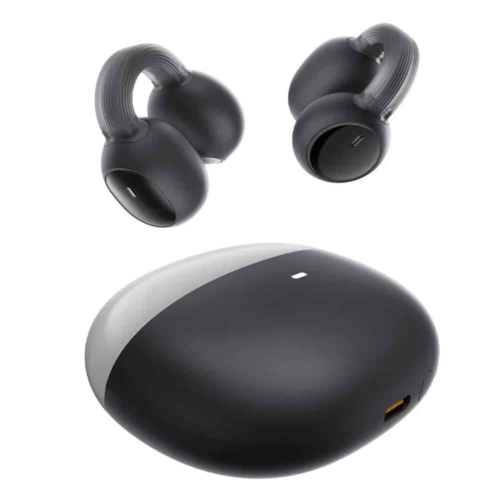 Baseus - Ασύρματα Ακουστικά AirGo 1 Ring (A00069201113-00) - Bluetooth 5.3, TWS, Σχεδιασμός Open-Ear Clip - Cluster Black - Image 3