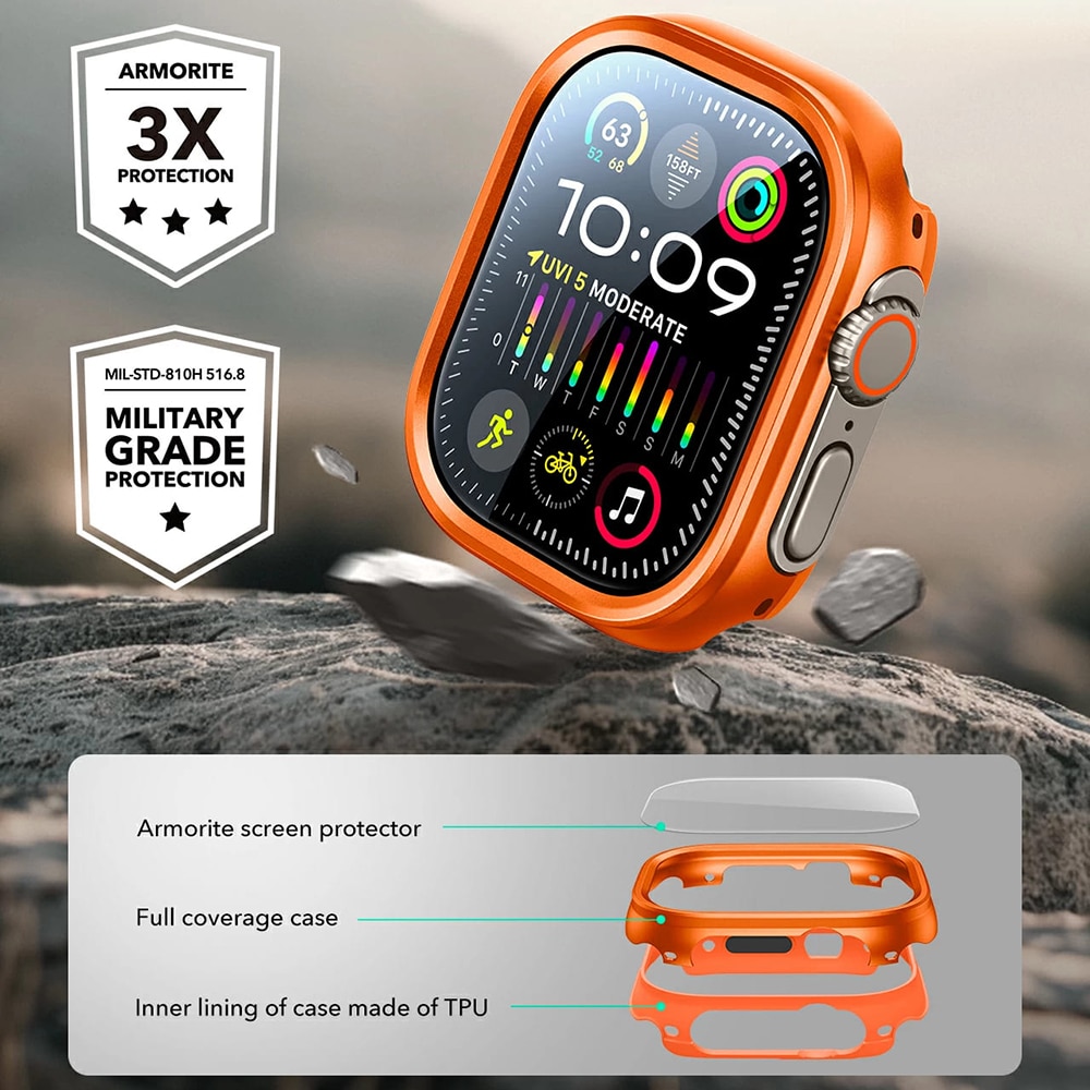 ESR - Armorite Protection Set - Apple Watch Ultra / Ultra 2 - Titanium - Image 3