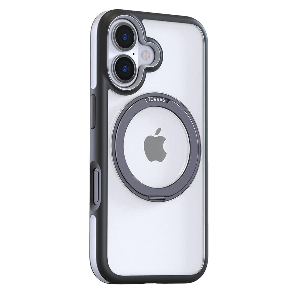 Torras Ostand R Fusion - θήκη για Apple iPhone 16 - Μαύρο - Image 4